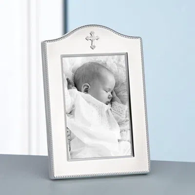 Reed & Barton Silver Plated Giftware 4" X 6" Single Picture Frame In Metallic