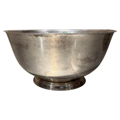 Pre-owned Reed & Barton Silverplated Bowl, Mid-century Modern, 8.25\ Diameter"