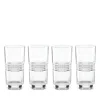 Reed & Barton Sloane Highball Glasses, Set Of 4 In Clear