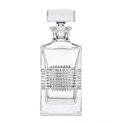 Reed & Barton Sloane Whiskey Decanter In Clear