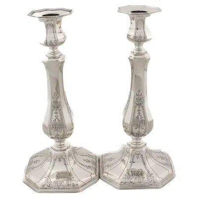 Pre-owned Reed & Barton Sterling Silver Candlesticks