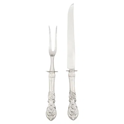 Pre-owned Reed & Barton Sterling Silver Carving Set