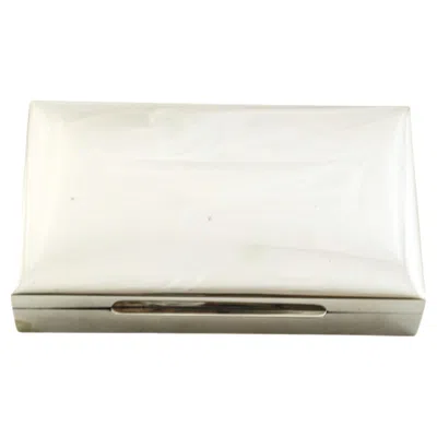 Pre-owned Reed & Barton Sterling Silver Men's Jewelry Box In Sand