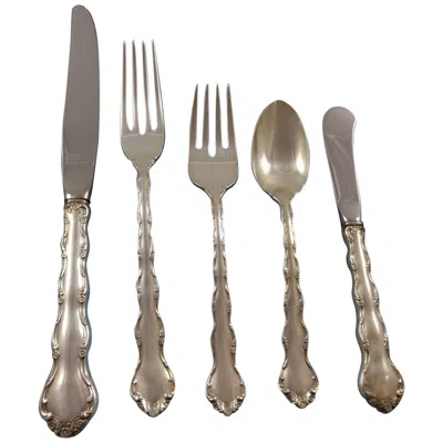 Pre-owned Reed & Barton Tara By Reed And Barton Sterling Silver Flatware Set For 8 Service 44 Pieces