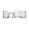 Reed & Barton Tempo 12 Oz. Double Old-fashioned Glasses, Set Of 4 In Clear