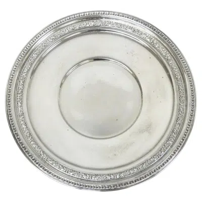 Pre-owned Reed & Barton Vintage  1241 Round Victorian Silver Plated Serving Platter Tray