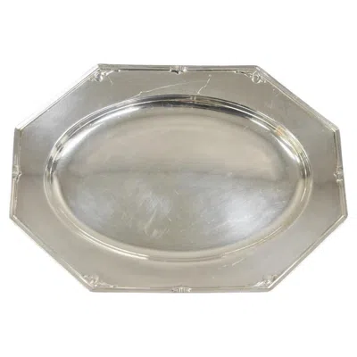 Pre-owned Reed & Barton Vintage  Edwardian Silver Plated Octagonal Serving Platter Tray