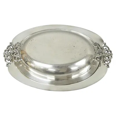 Pre-owned Reed & Barton Vintage  Nordic 1152 Silver Plated Covered Vegetable Serving Dish