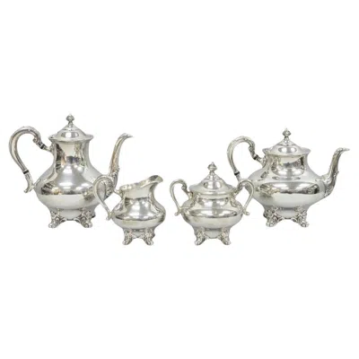 Pre-owned Reed & Barton Vintage  Regent 5600 Silver Plated Tea Coffee Service - 4 Pc Set