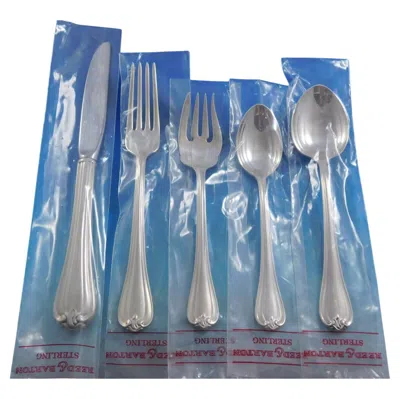 Pre-owned Reed & Barton Woodwind By  Sterling Silver Flatware Set 12 Service 63 Pieces New
