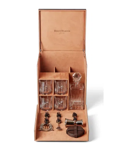Reed & Barton 200th Anniversary Soho Travel Bar Box Gift Set In Clear And No Color