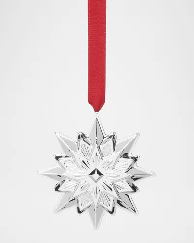 Reed & Barton 2024 8th Annual Star Ornament In Metallic And Ster Svlr