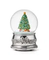Reed & Barton Christmas Tree Snow Globe In Multi And No Color