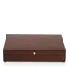 Reed & Barton Eureka Flatware Chest In Mahogany/brown