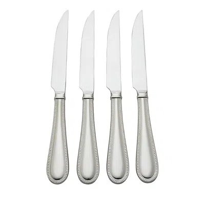 Reed & Barton Lyndon Steak Knife, Set Of 4 In Metallic