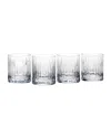 Reed & Barton Soho Double Old-fashioned Glasses, Set Of 4 In Transparent