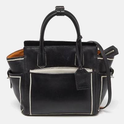 Pre-owned Reed Krakoff Black/white Leather Atlantique Tote