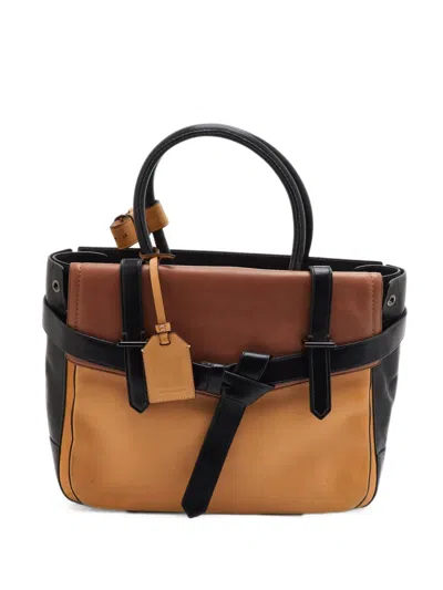 Pre-owned Reed Krakoff Boxer Ii Leather Tote Bag In Brown