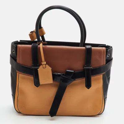 Pre-owned Reed Krakoff Boxer Ii Multicolor Leather Tote