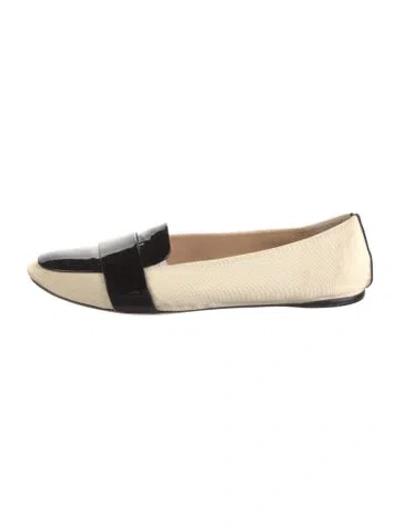 Pre-owned Reed Krakoff Canvas Colorblock Pattern Loafers In Multi