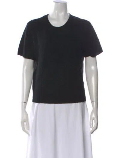 Pre-owned Reed Krakoff Cashmere Crew Neck Top In Black