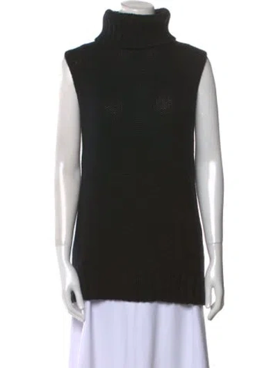 Pre-owned Reed Krakoff Cashmere Turtleneck Sweater In Black