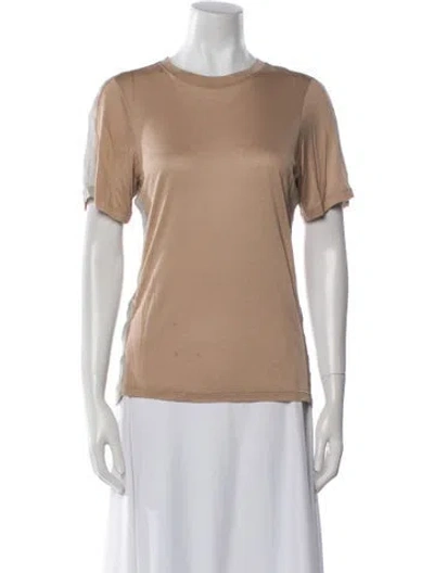 Pre-owned Reed Krakoff Crew Neck Short Sleeve T-shirt In Neutral