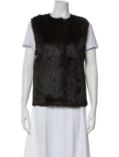 Pre-owned Reed Krakoff Fur Jacket In Black