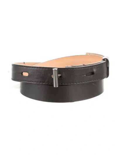 Pre-owned Reed Krakoff Leather Belt In Black