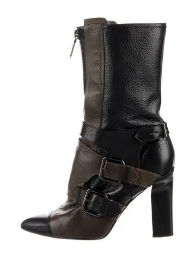 Pre-owned Reed Krakoff Leather Boots In Black