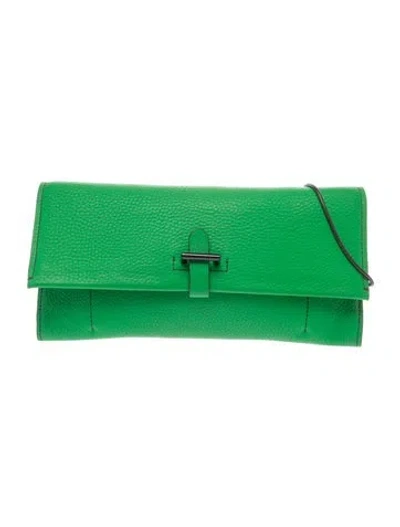 Pre-owned Reed Krakoff Leather Clutch In Green
