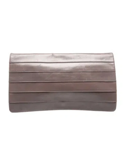 Pre-owned Reed Krakoff Leather Clutch In Neutrals