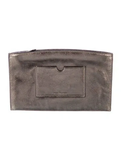 Pre-owned Reed Krakoff Leather Cosmetic Bag In Gold