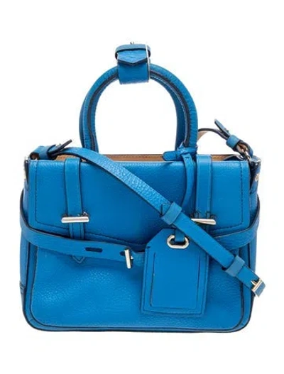 Pre-owned Reed Krakoff Leather Crossbody Bag In Blue
