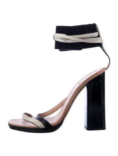 Pre-owned Reed Krakoff Leather Sandals In Black