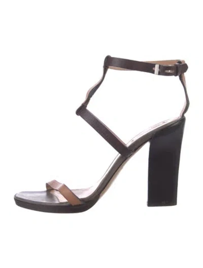 Pre-owned Reed Krakoff Leather Sandals In Brown