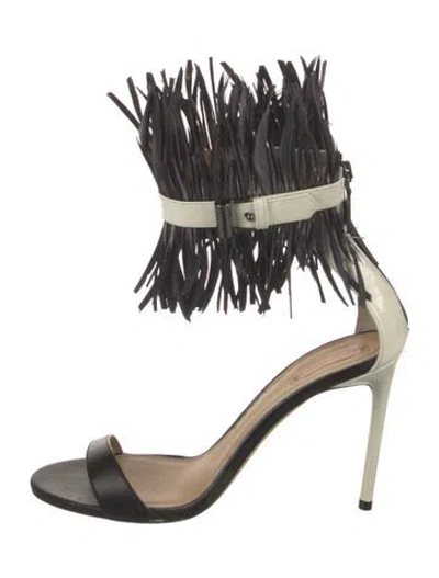 Pre-owned Reed Krakoff Leather Sandals In White