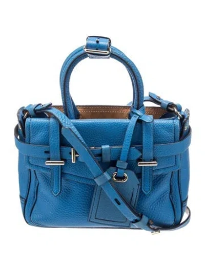 Pre-owned Reed Krakoff Leather Shoulder Bag In Blue