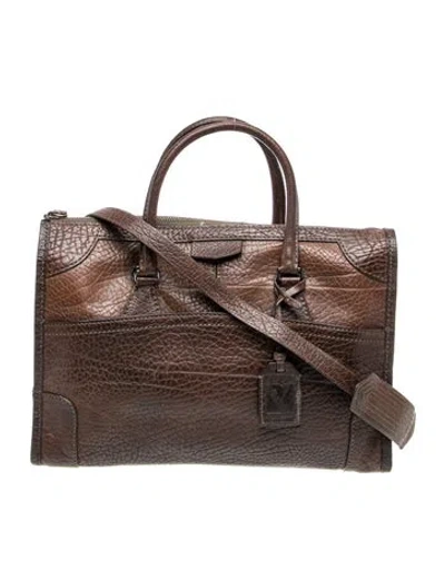 Pre-owned Reed Krakoff Leather Shoulder Bag In Brown