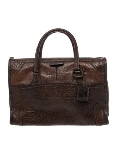 Pre-owned Reed Krakoff Leather Shoulder Bag In Brown