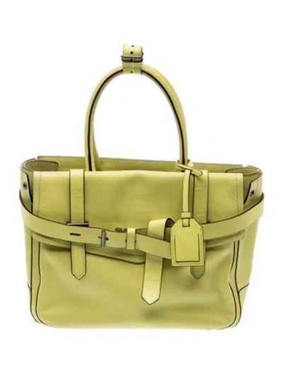 Pre-owned Reed Krakoff Leather Shoulder Bag In Green
