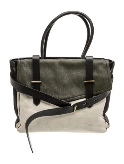 Pre-owned Reed Krakoff Leather Shoulder Bag In Neutrals
