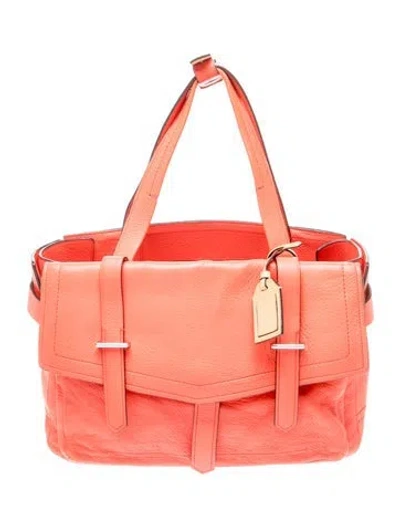 Pre-owned Reed Krakoff Leather Shoulder Bag In Orange