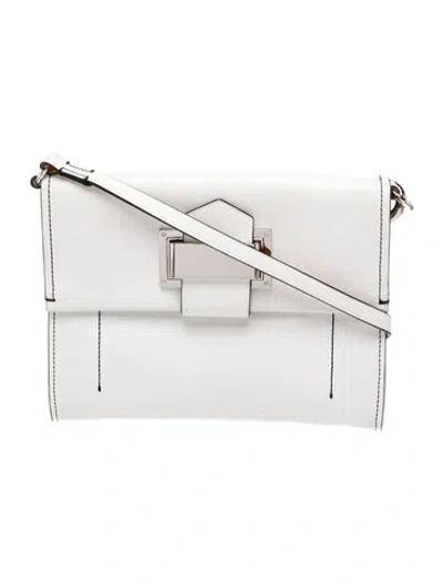 Pre-owned Reed Krakoff Leather Shoulder Bag In White