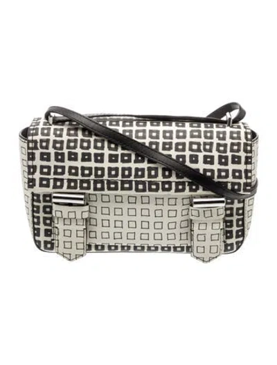 Pre-owned Reed Krakoff Leather Shoulder Bag In White