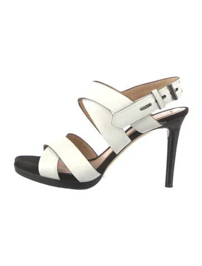 Pre-owned Reed Krakoff Leather Slingback Sandals In Multi