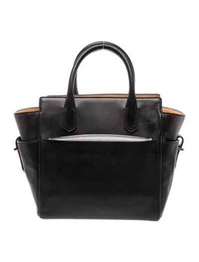 Pre-owned Reed Krakoff Leather Top Handle Bag In Black