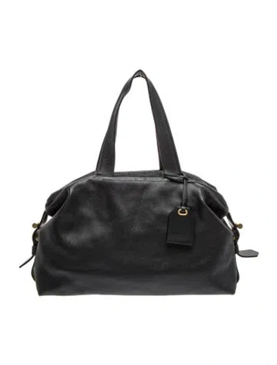 Pre-owned Reed Krakoff Leather Top Handle Bag In Black
