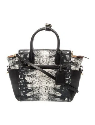 Pre-owned Reed Krakoff Leather Top Handle Bag In Black