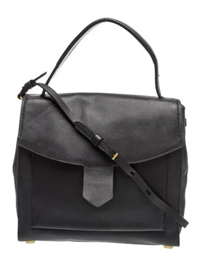 Pre-owned Reed Krakoff Leather Top Handle Bag In Black